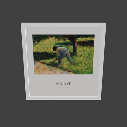 Çapalı Köylü - Georges Seurat