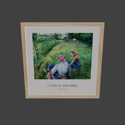 Köylü Kızları - Camille Pissarro