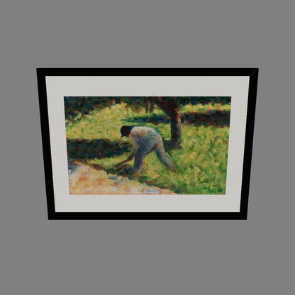 Çapalı Köylü - Georges Seurat