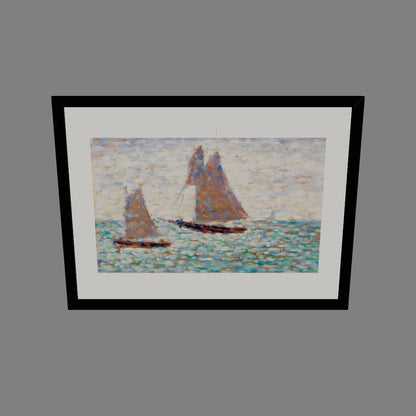 Yelkenli Tekneler - Georges Seurat