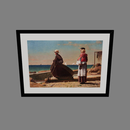Babamı Beklerken - Winslow Homer