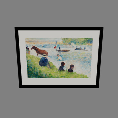 At ve Tekneler - Georges Seurat