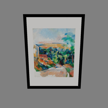 Yoldaki Viraj - Paul Cézanne