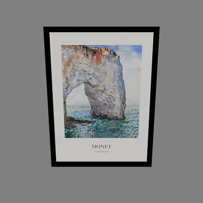 Etretat Yakınında Manneporte - Claude Monet