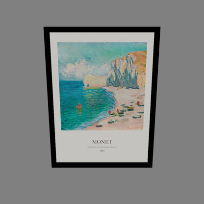 Amont Plajı ve Falezi - Claude Monet