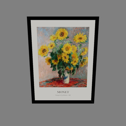 Ayçiçeği Buketi - Claude Monet
