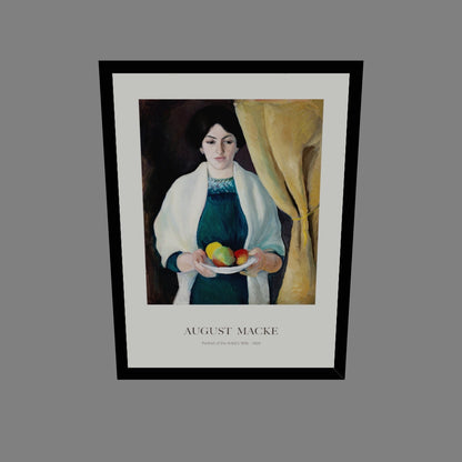 Sanatçının Karısının Portresi - August Macke