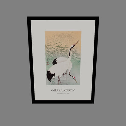 İki Turnagil - Ohara Koson