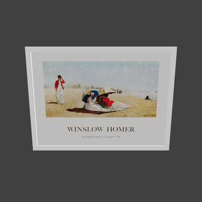 Doğu Hampton Sahili - Winslow Homer