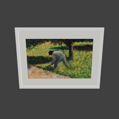 Çapalı Köylü - Georges Seurat
