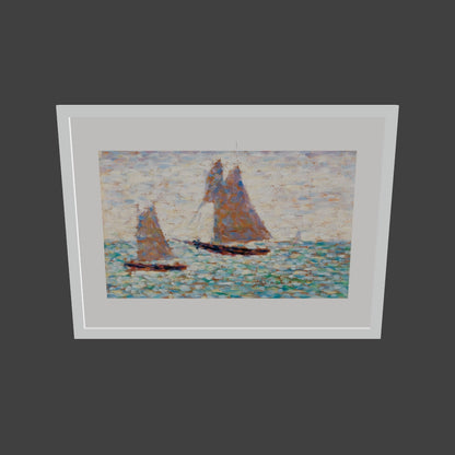 Yelkenli Tekneler - Georges Seurat