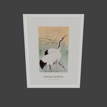 İki Turnagil - Ohara Koson