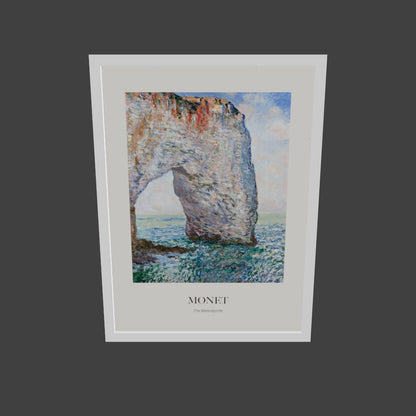 Etretat Yakınında Manneporte - Claude Monet