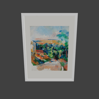 Yoldaki Viraj - Paul Cézanne