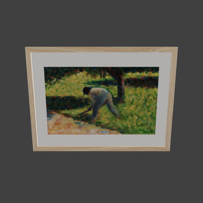 Çapalı Köylü - Georges Seurat