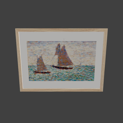 Yelkenli Tekneler - Georges Seurat