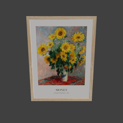 Ayçiçeği Buketi - Claude Monet