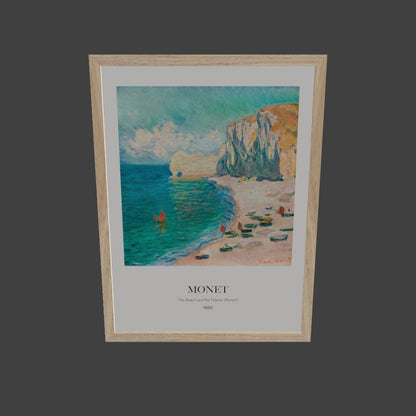 Amont Plajı ve Falezi - Claude Monet