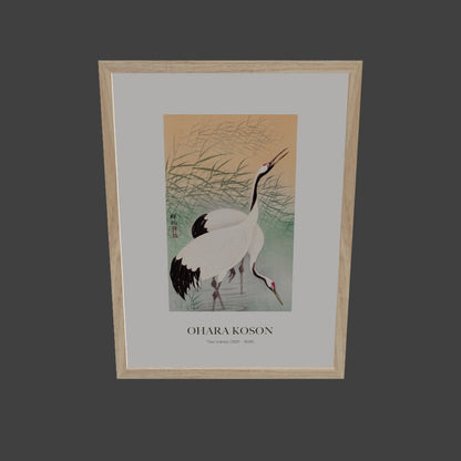 İki Turnagil - Ohara Koson