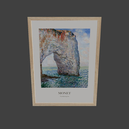 Etretat Yakınında Manneporte - Claude Monet