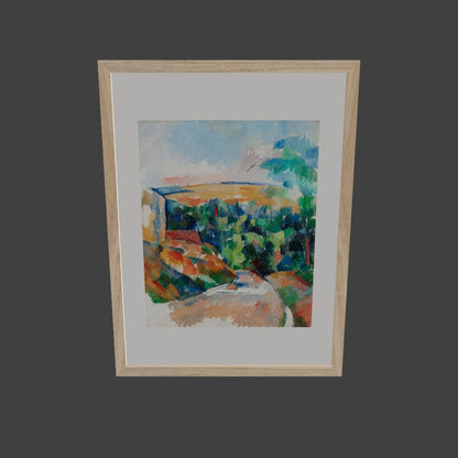 Yoldaki Viraj - Paul Cézanne