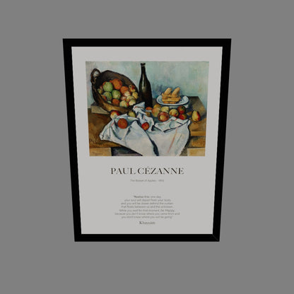 Elma Sepeti ve Hayyam Şiiri - Paul Cézanne