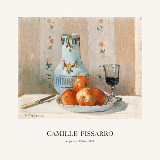 Elmalar ve Sürahi - Camille Pissarro