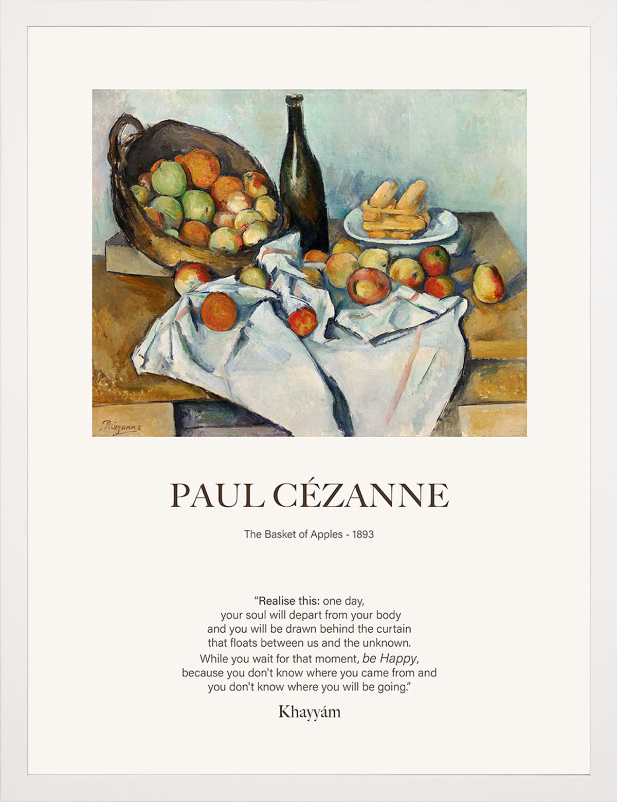 Elma Sepeti ve Hayyam Şiiri - Paul Cézanne