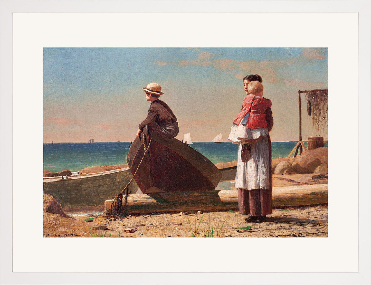 Babamı Beklerken - Winslow Homer