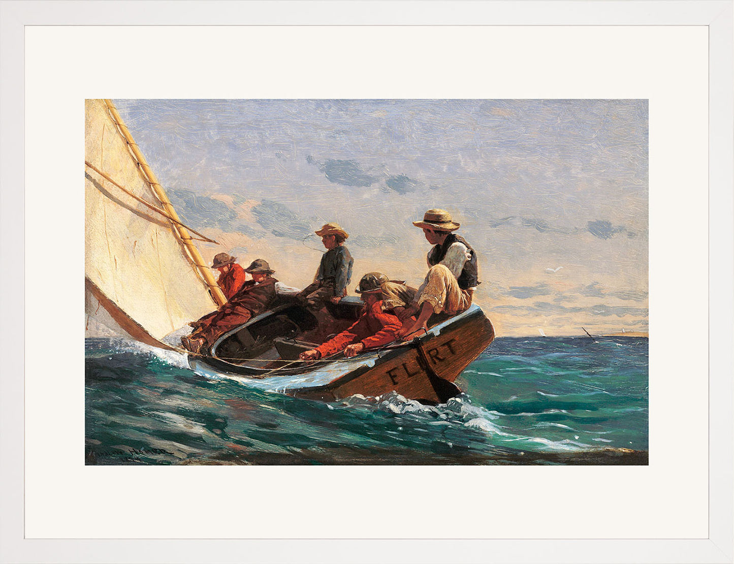 Yelkenli Tekne - Winslow Homer
