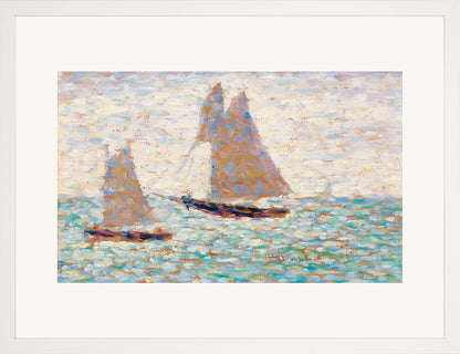 Yelkenli Tekneler - Georges Seurat