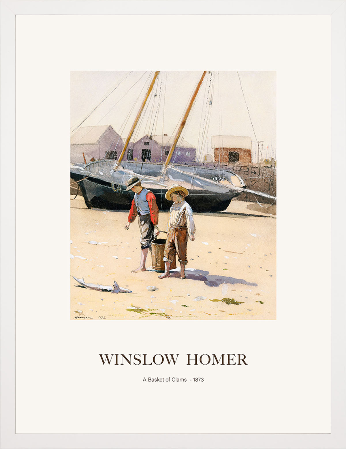 İstiridye Sepeti - Winslow Homer