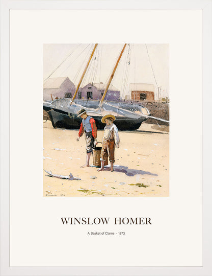 İstiridye Sepeti - Winslow Homer