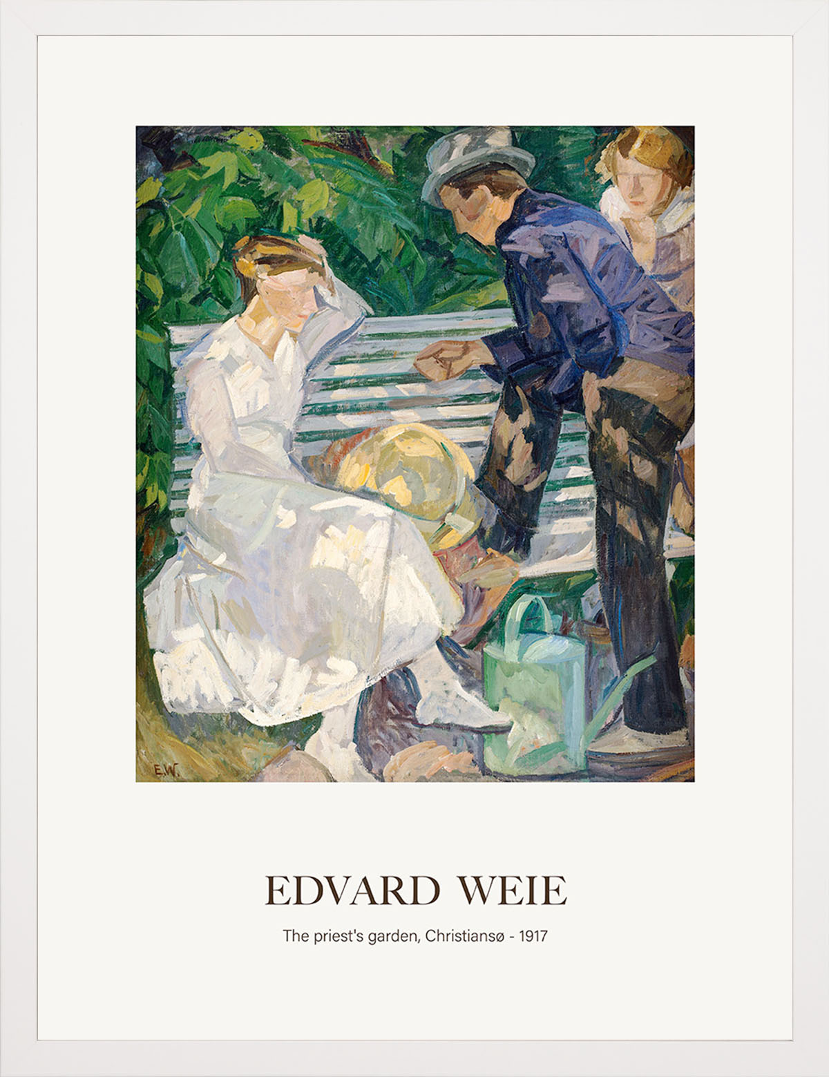 Rahibin Bahçesinde - Edvard Weie