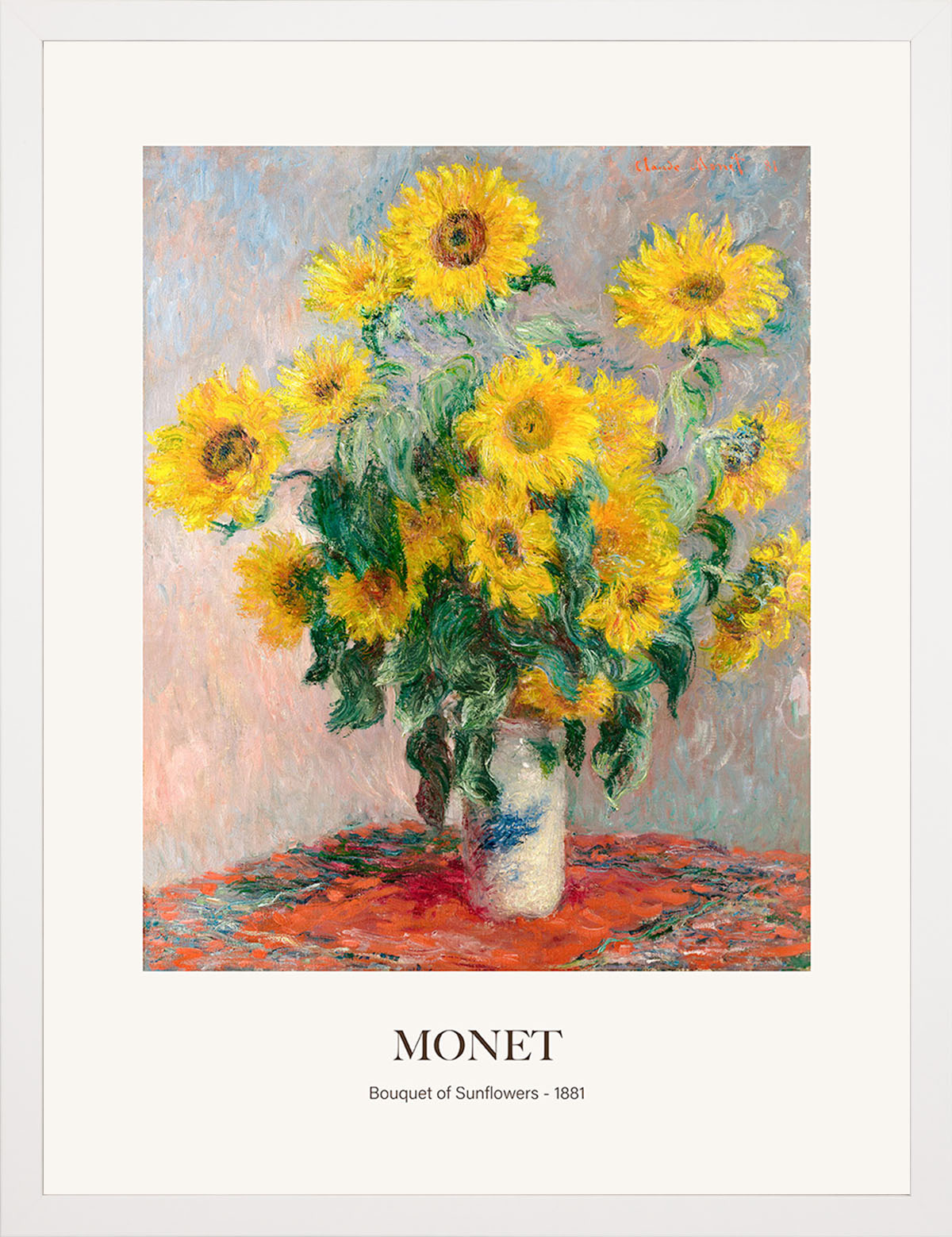 Ayçiçeği Buketi - Claude Monet