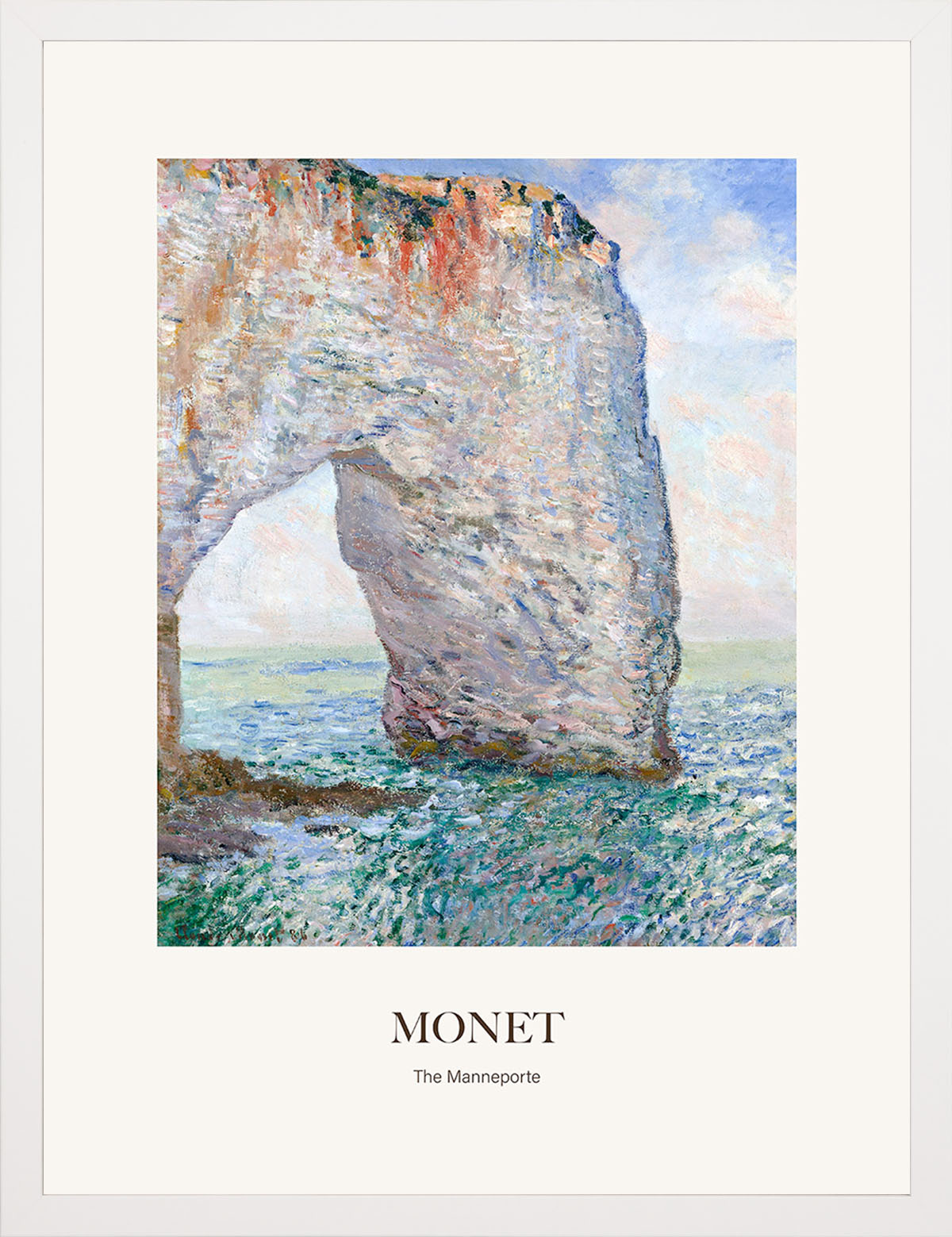 Etretat Yakınında Manneporte - Claude Monet