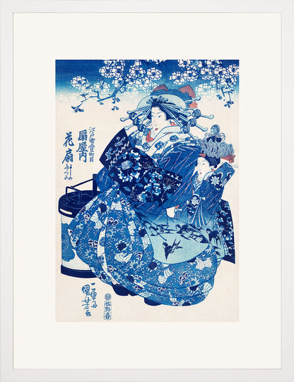 Ogiya uchi Hanaogi - Utagawa Kuniyoshi
