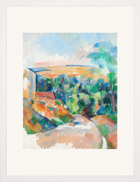 Yoldaki Viraj - Paul Cézanne