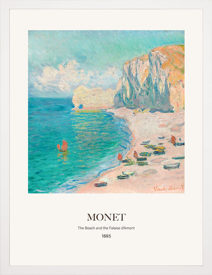 Amont Plajı ve Falezi - Claude Monet