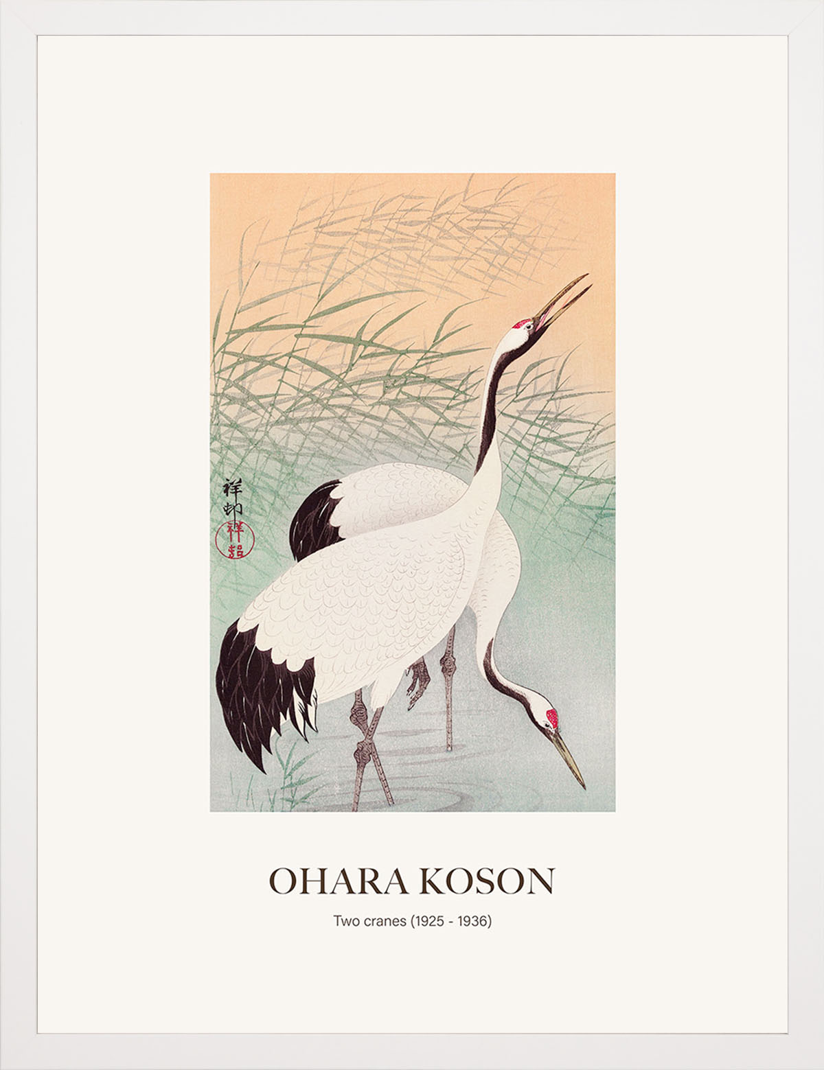 İki Turnagil - Ohara Koson