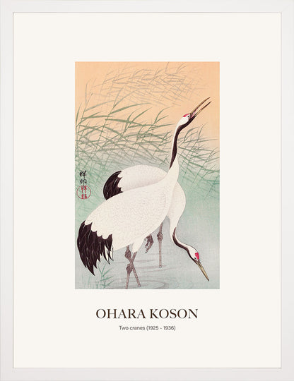 İki Turnagil - Ohara Koson
