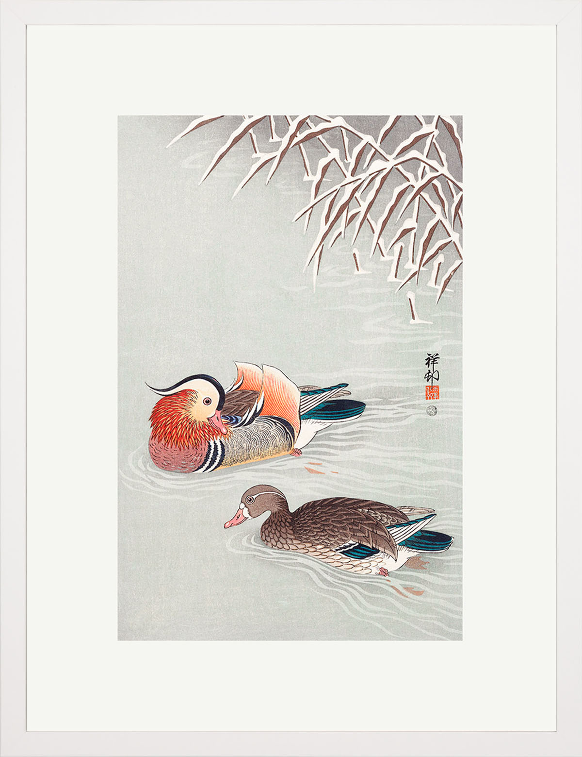 Mandarin Ördekleri - Ohara Koson