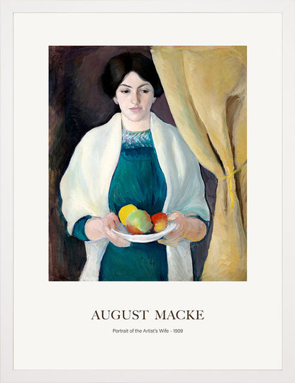 Sanatçının Karısının Portresi - August Macke