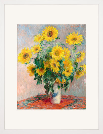 Ayçiçeği Buketi (Metinsiz) - Claude Monet