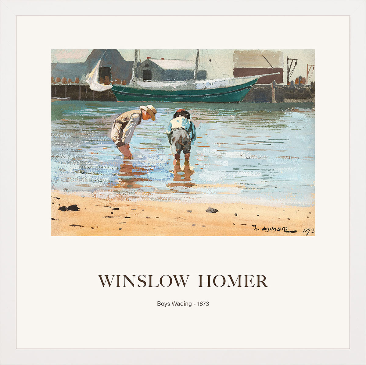 Çocuklar Suda Oynuyor - Winslow Homer