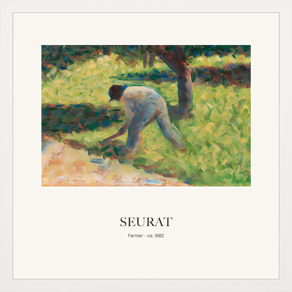 Çapalı Köylü - Georges Seurat