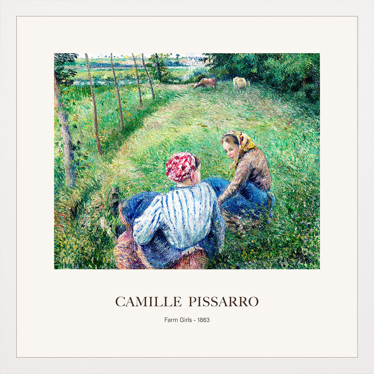 Köylü Kızları - Camille Pissarro
