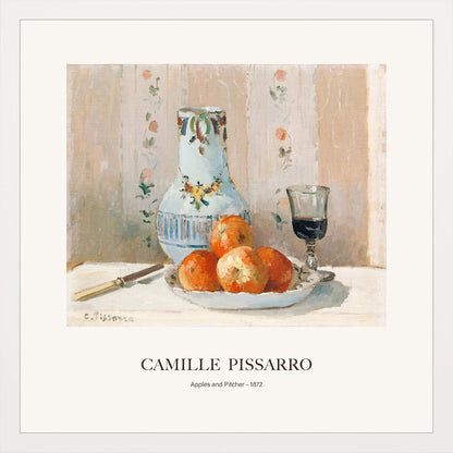 Elmalar ve Sürahi - Camille Pissarro