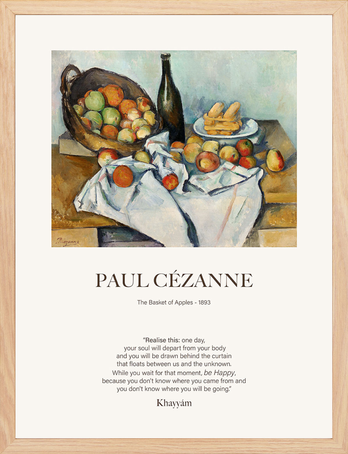 Elma Sepeti ve Hayyam Şiiri - Paul Cézanne
