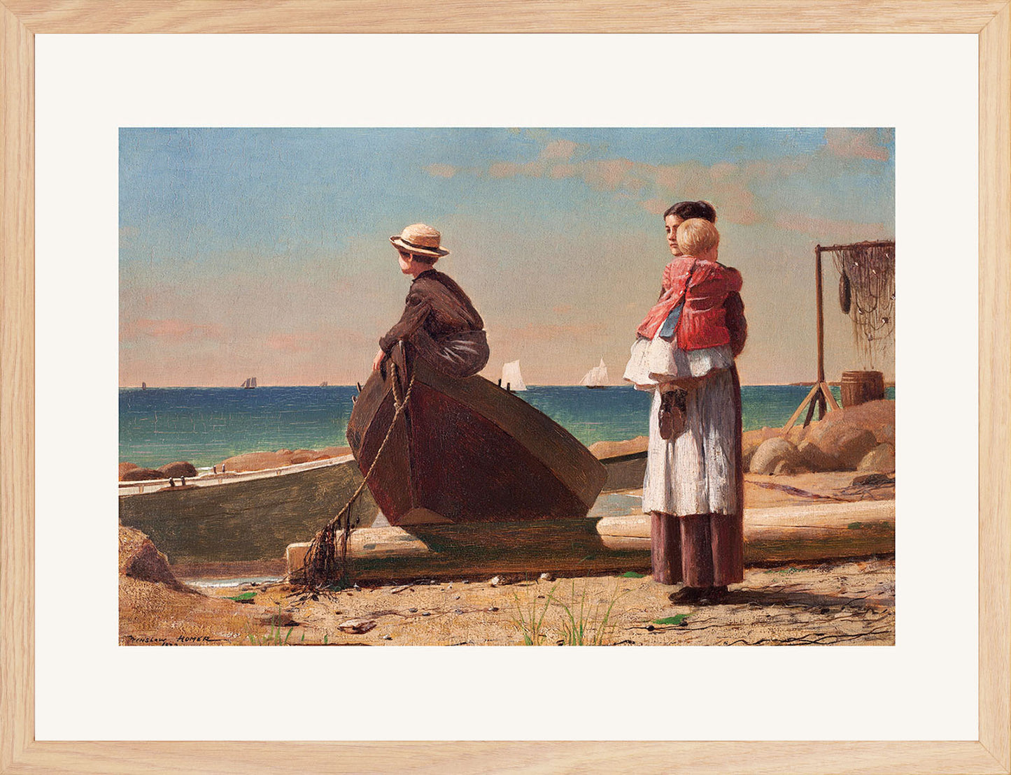 Babamı Beklerken - Winslow Homer